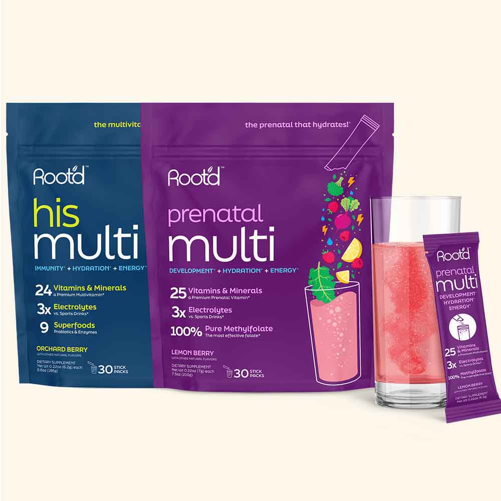 Growing Together Bundle - The Hydrating Multivitamin - For Future Mom & Dad