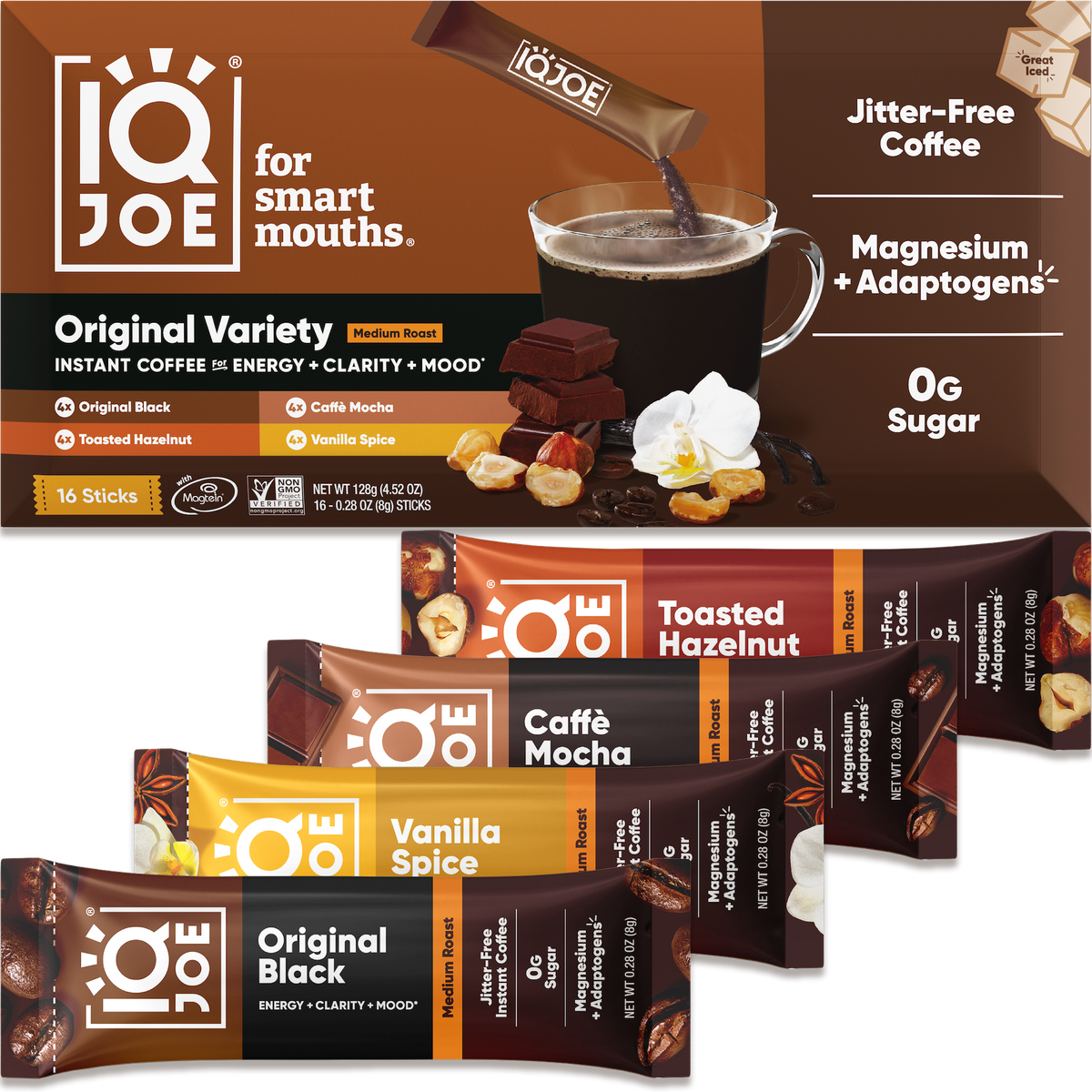 IQJOE Original Variety (16 Sticks)