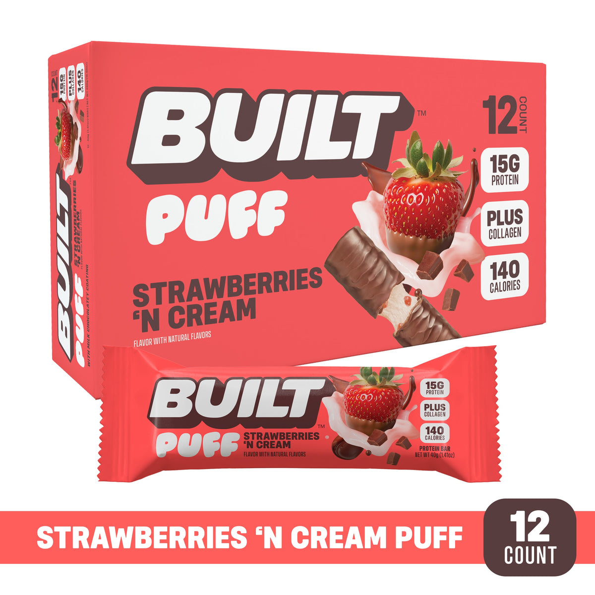 Strawberries 'N Cream Puff